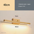 Nordic Wood LED Wall Sconce | Rotatable Lamp for Bedroom, Bathroom & Living Room