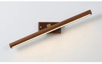 Nordic Wood LED Wall Sconce | Rotatable Lamp for Bedroom, Bathroom & Living Room
