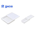 Under-Desk Storage Boxes (Set of 2) | No-Drill, Pull-Out Organizer for Office & Home