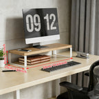 Wood & Metal Monitor Stand