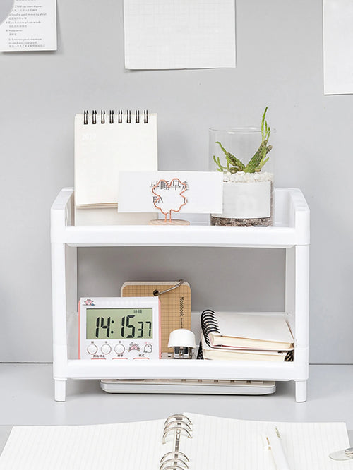 2-Tier Desktop Storage Shelf