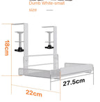 No-Drill Under-Desk Storage Tray