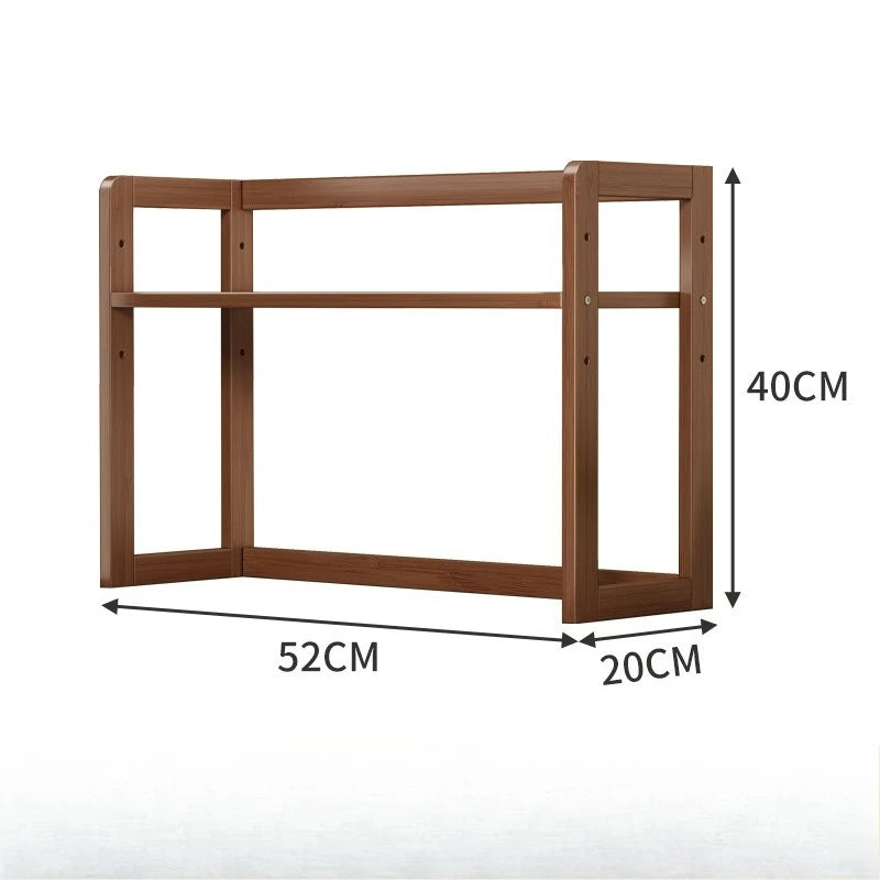 Adjustable Desktop Shelf | Expandable Desk Bookshelf & Countertop Storage for Home & Office