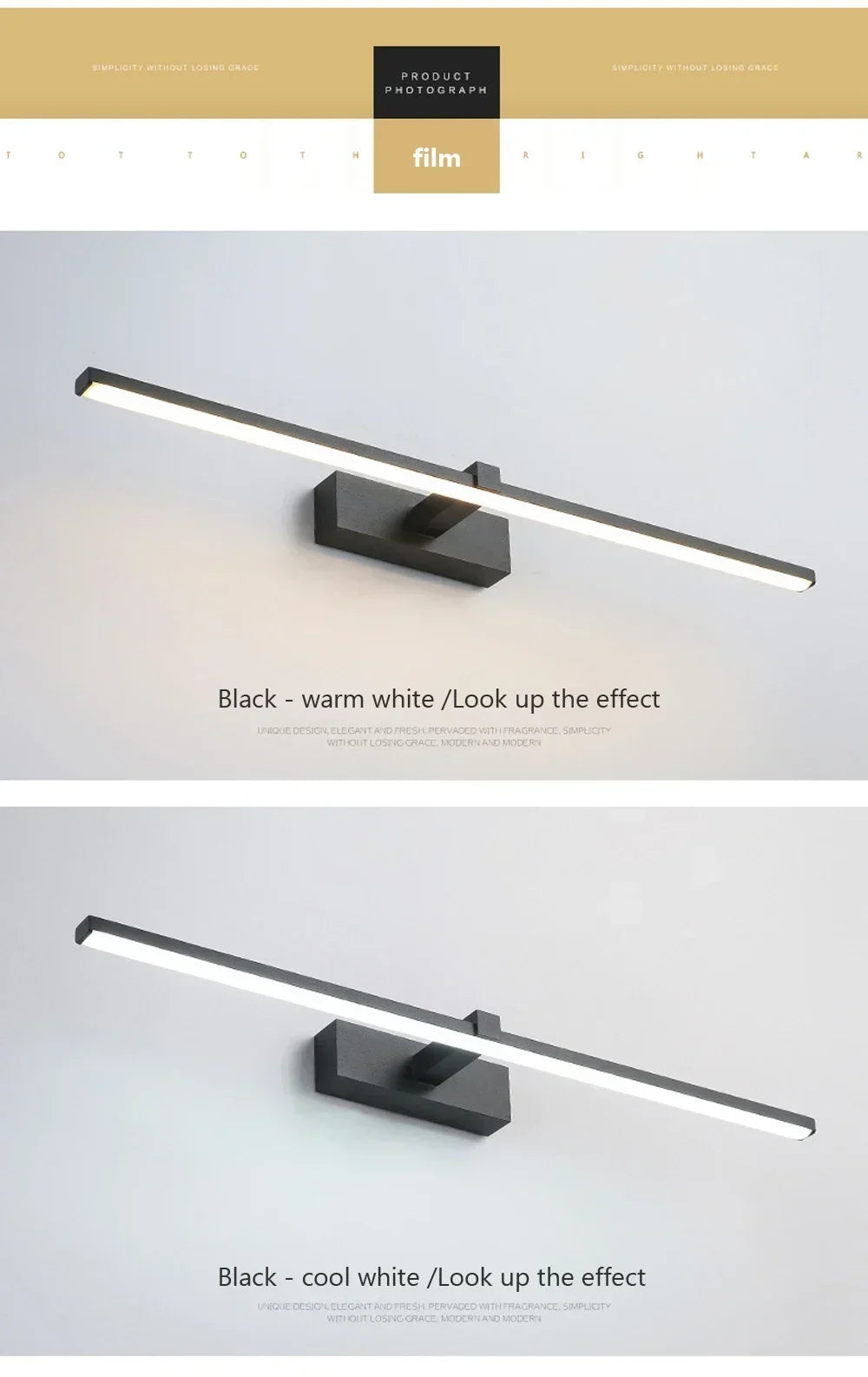 Modern LED Wall Sconce – Desk & Vanity Light for Home Office