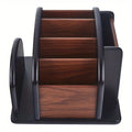 Wooden Desktop Organizer | Pen Holder, Remote Control & Sundry Storage