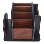 Wooden Desktop Organizer | Pen Holder, Remote Control & Sundry Storage