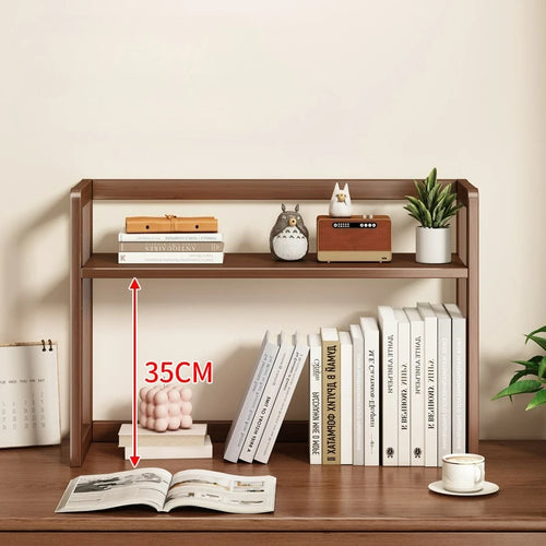 Adjustable Desktop Shelf | Expandable Desk Bookshelf & Countertop Storage for Home & Office