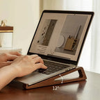 Foldable Wooden Laptop Stand