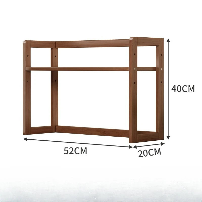 Adjustable Desktop Shelf | Expandable Desk Bookshelf & Countertop Storage for Home & Office