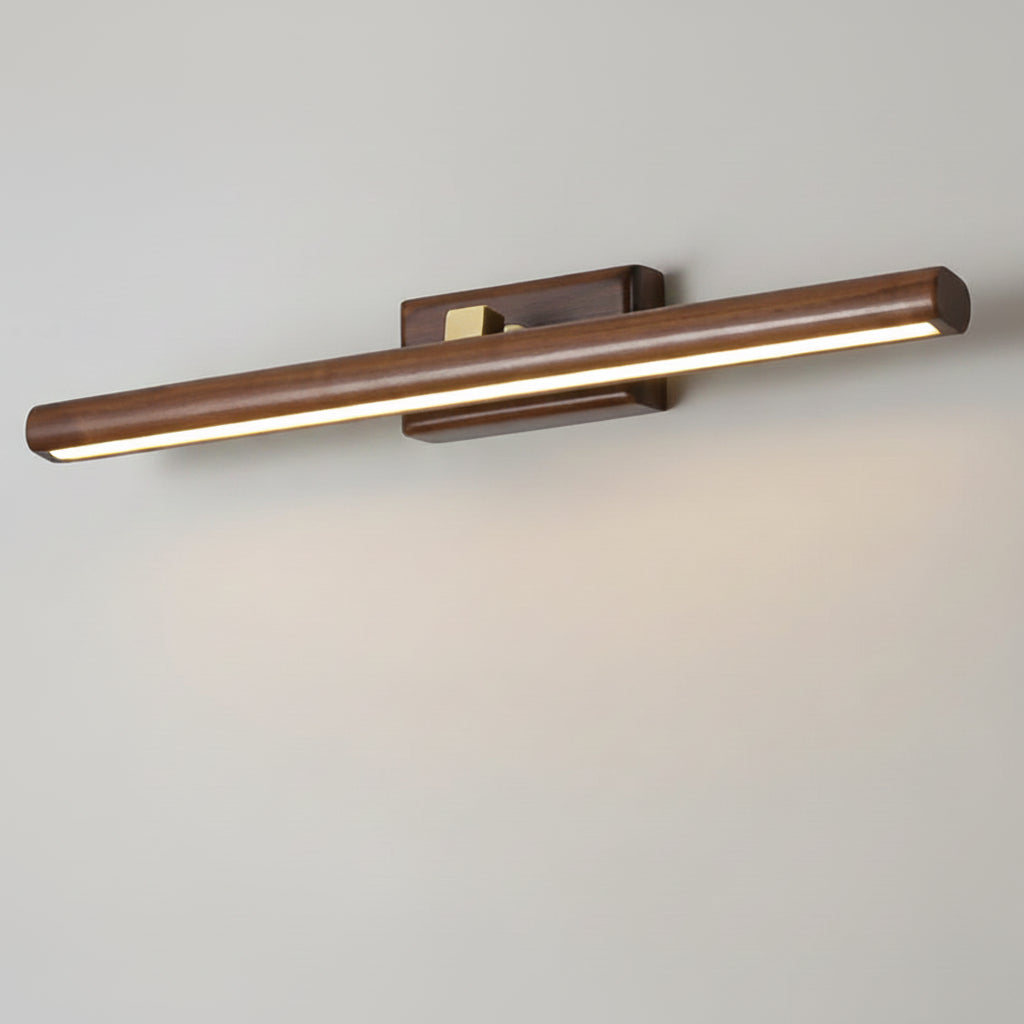 Nordic Wood LED Wall Sconce | Rotatable Lamp for Bedroom, Bathroom & Living Room