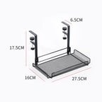 No-Drill Under-Desk Storage Tray