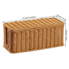Hand-Woven Cable Storage Box