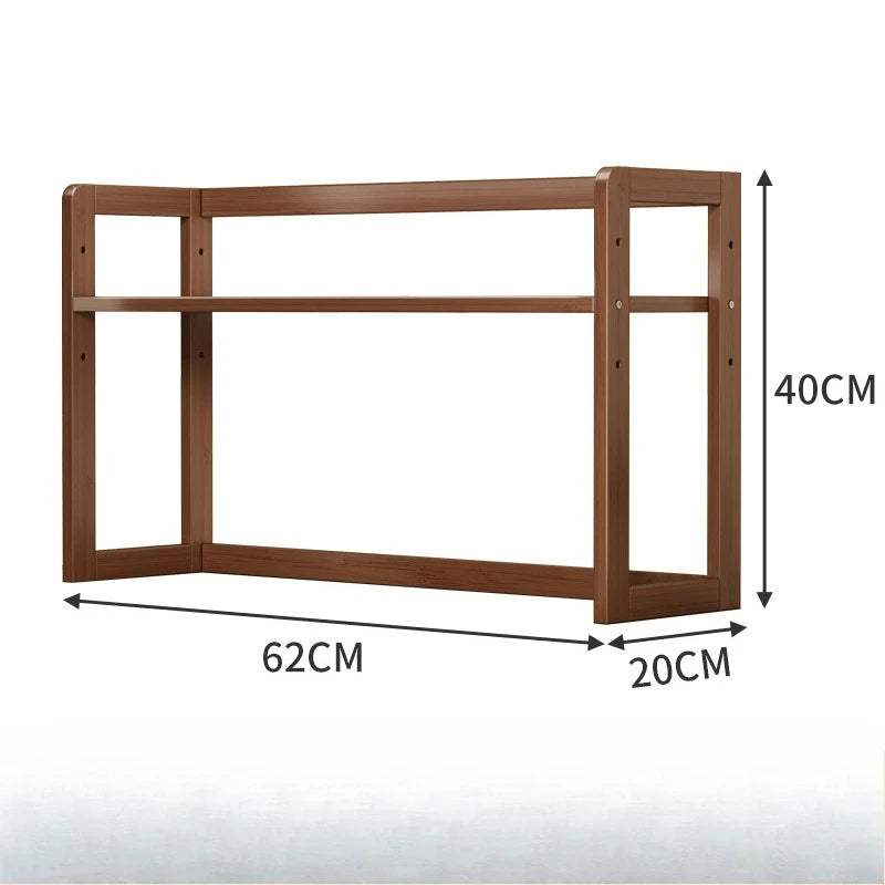 Adjustable Desktop Shelf | Expandable Desk Bookshelf & Countertop Storage for Home & Office