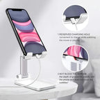 Adjustable Desktop Phone & Tablet Stand
