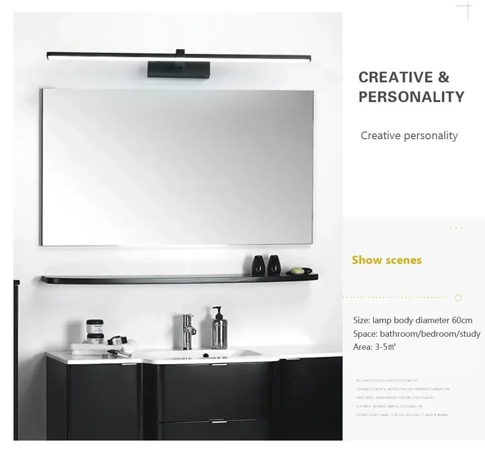Modern LED Wall Sconce – Desk & Vanity Light for Home Office