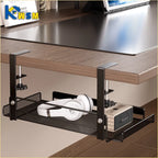 No-Drill Under-Desk Storage Tray