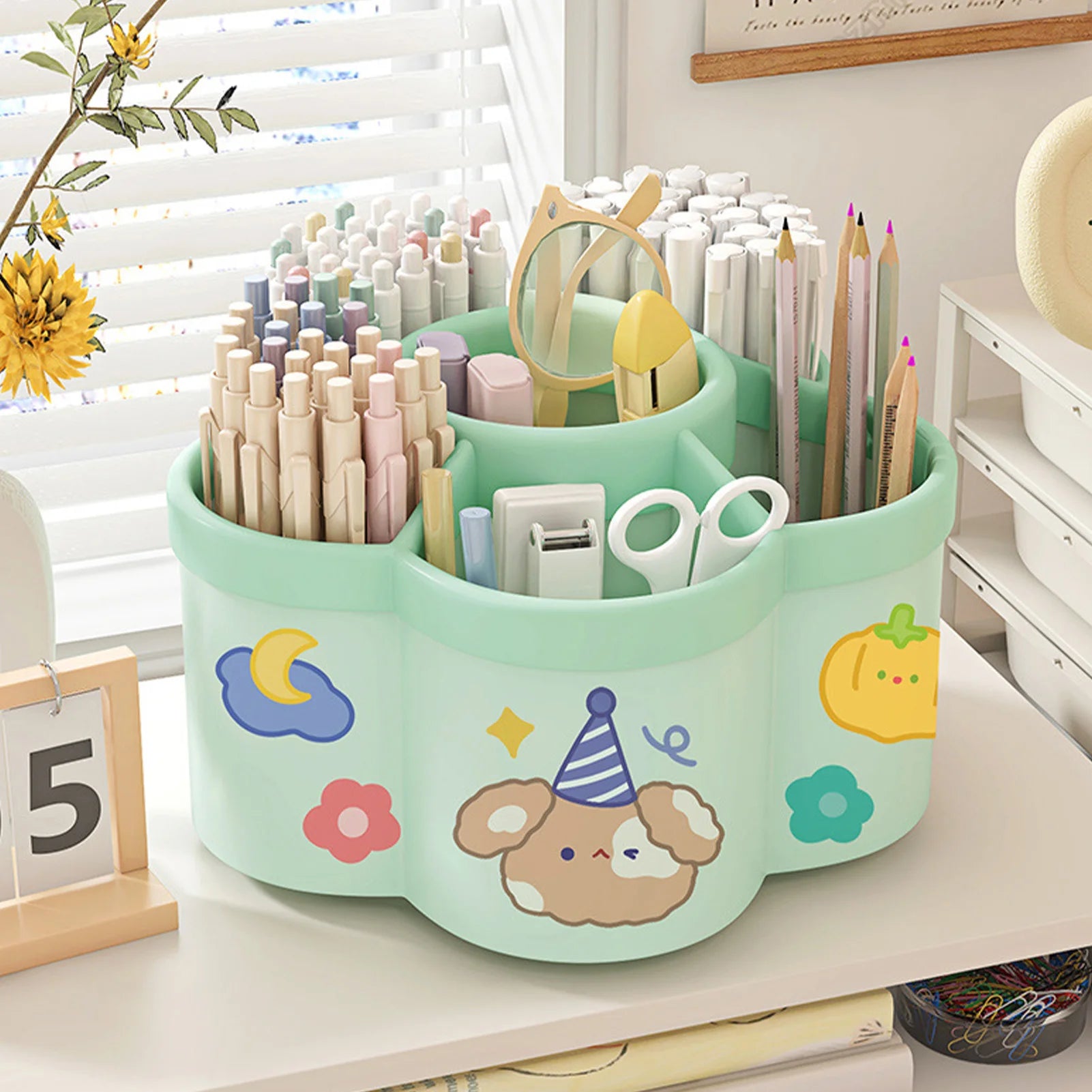 Rotating Desk Pen Holder