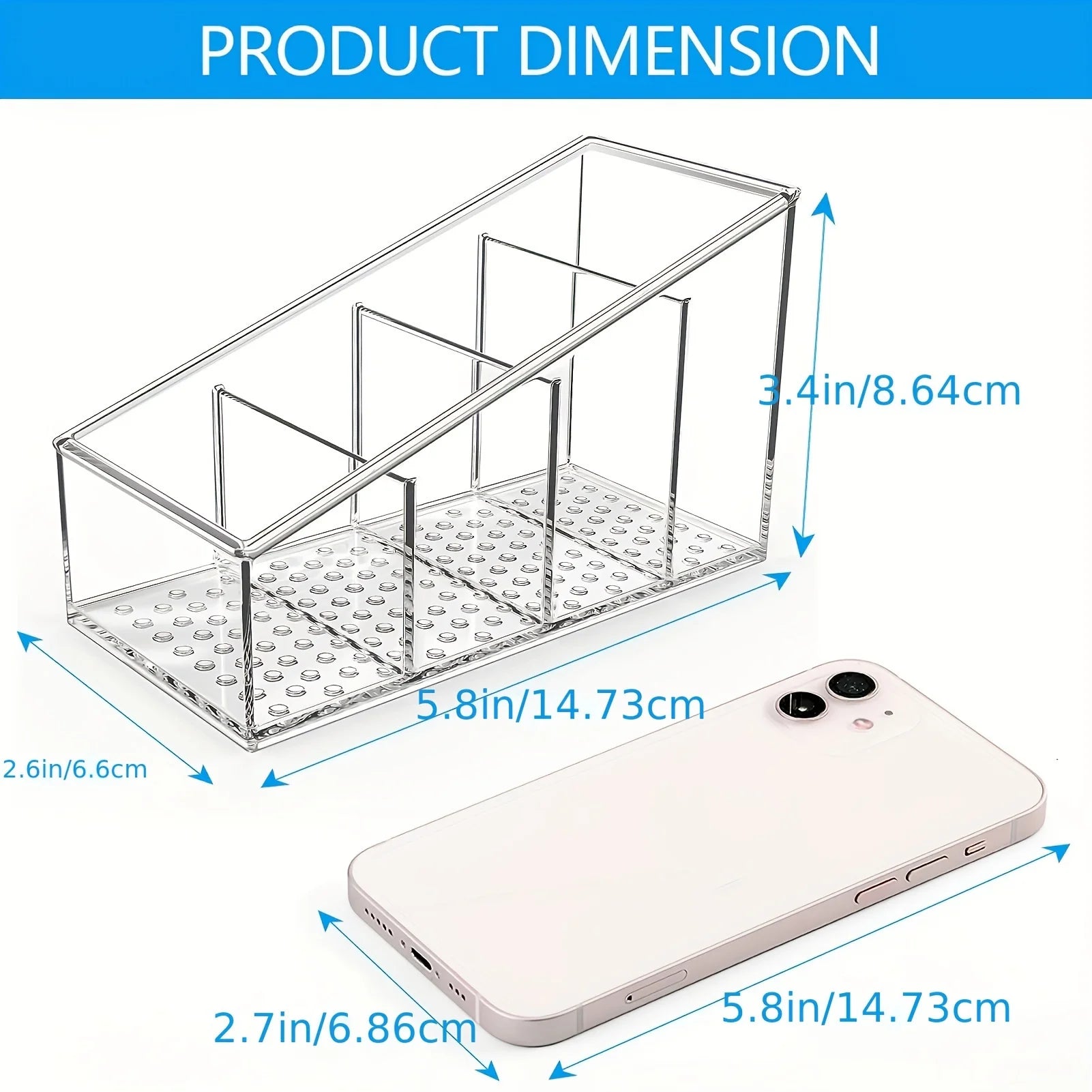 Clear Plastic Remote Control Holder