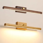 Nordic Wood LED Wall Sconce | Rotatable Lamp for Bedroom, Bathroom & Living Room