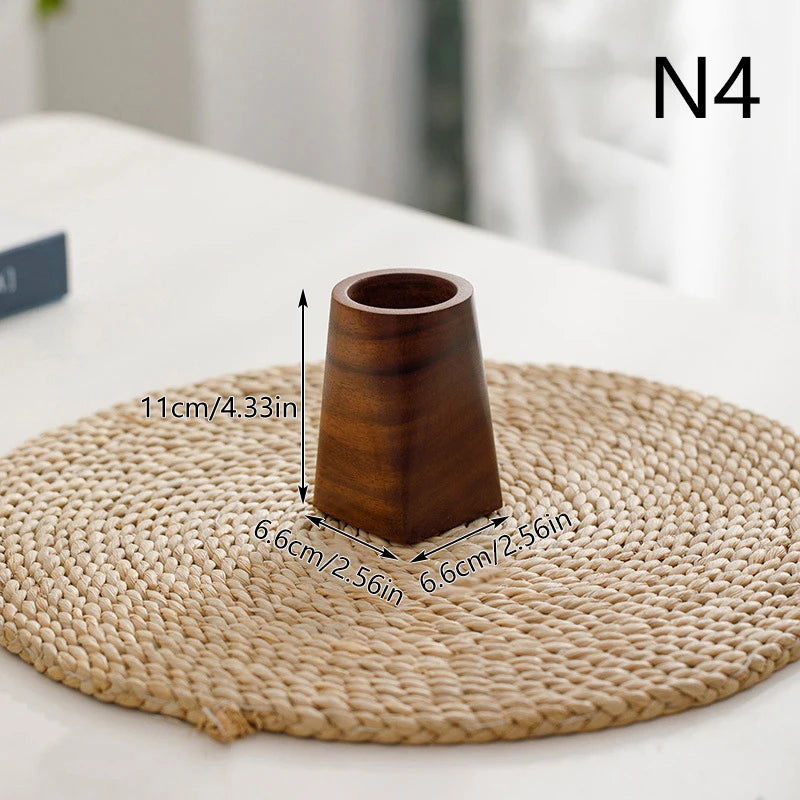 Geometric Wood Pen Holder