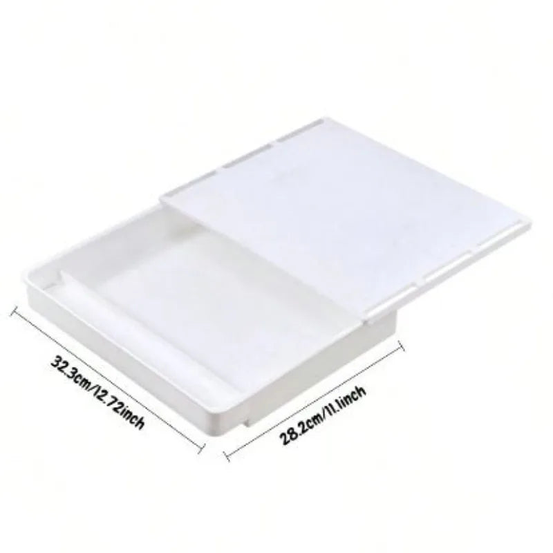 Under-Desk Storage Boxes (Set of 2) | No-Drill, Pull-Out Organizer for Office & Home