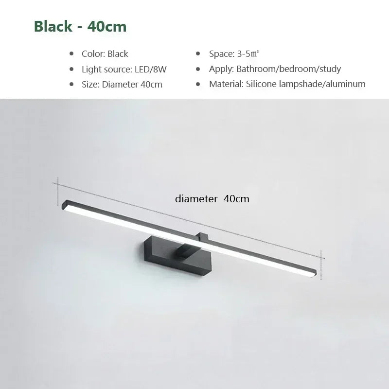 Modern LED Wall Sconce – Desk & Vanity Light for Home Office