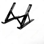 Foldable Laptop Stand | 10-Position Adjustable Ergonomic Holder for Laptop & Tablet