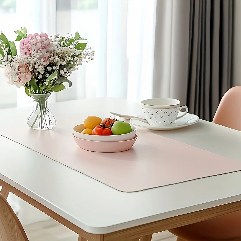 Faux Leather Desk Pad